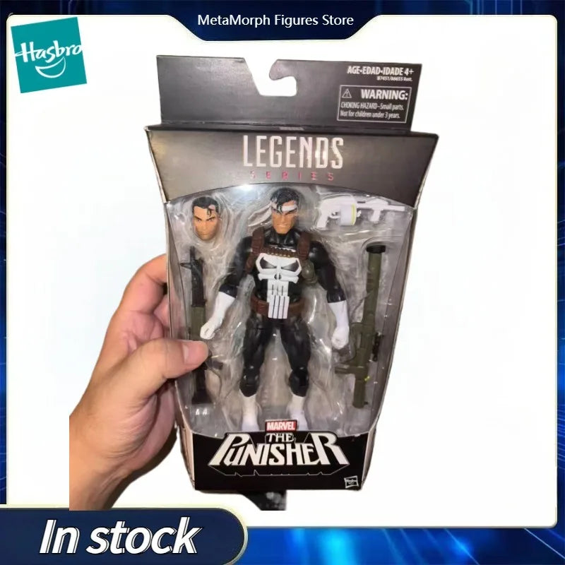 Original Hasbro Marvel Legends Series The PUNISHER Anime Figure Toy Collection Gift