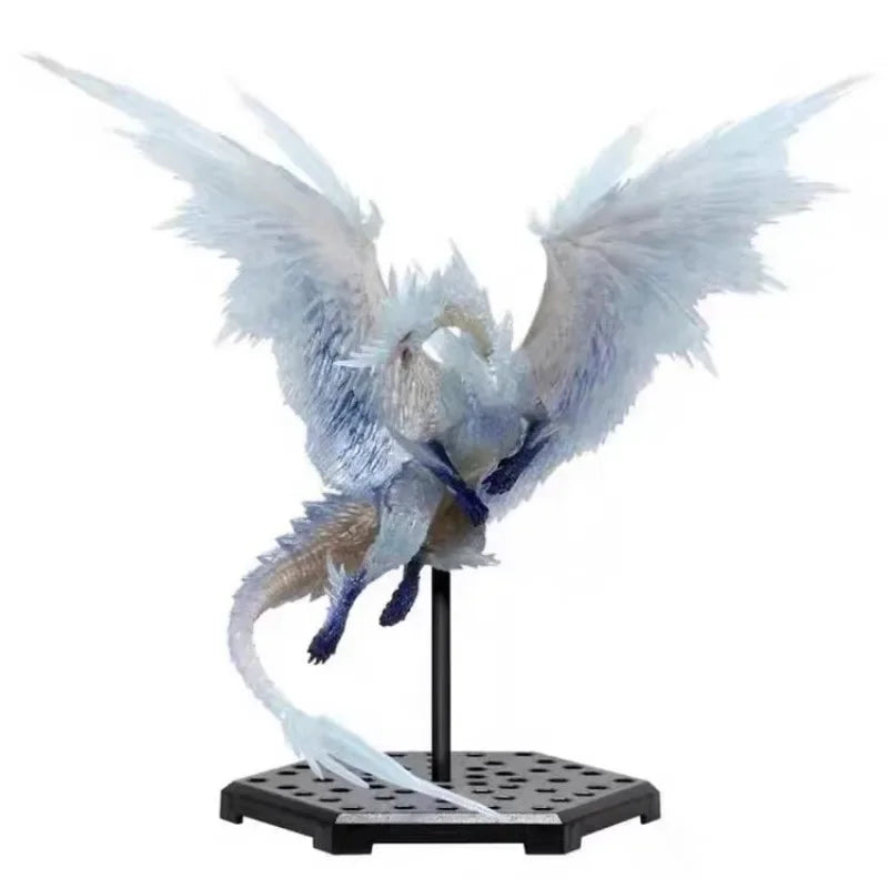 Monster Hunter World Iceborne Action Figure PVC Model, Nergigante Tigrex Basarios Dragon Collectible Decoration Toy for Adults