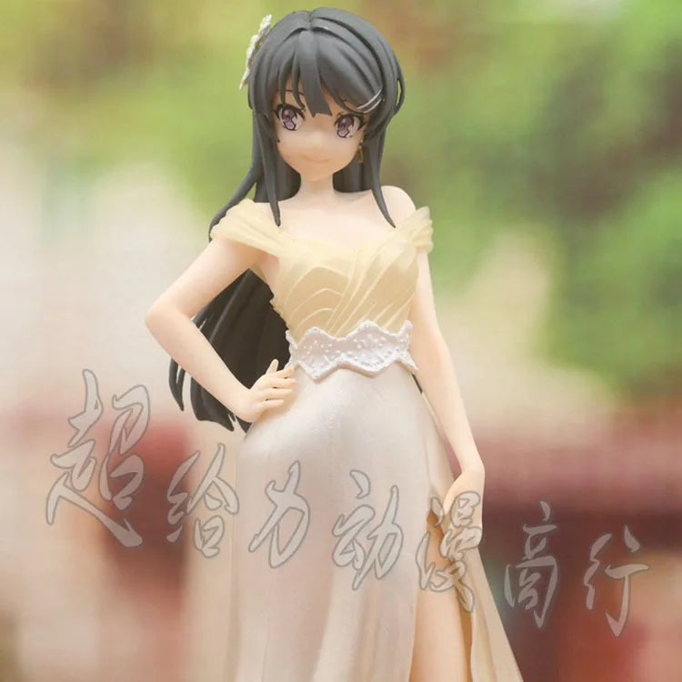 Sakurajima Mai Wedding Anime Figure Bunny Girl Senpai Dream Model Collectible