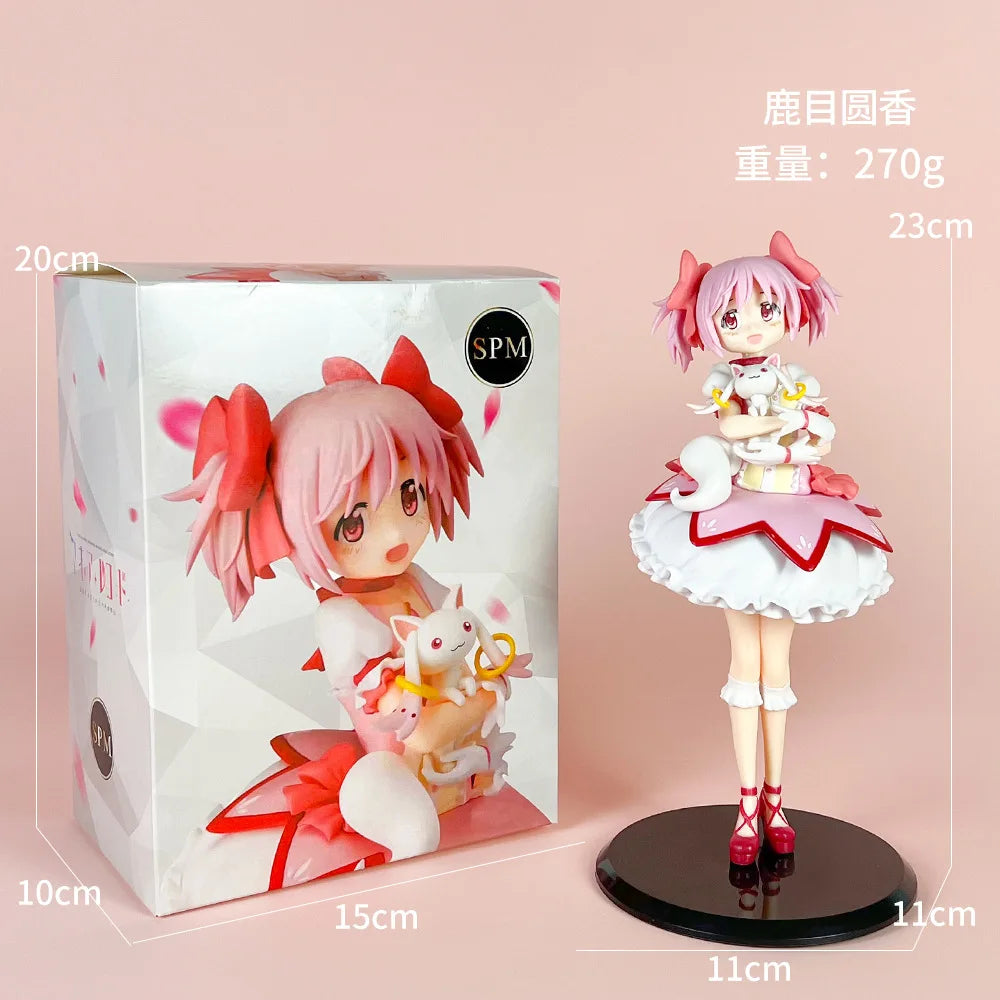 22cm Anime Puella Magi Madoka Magica Action Figure - Akemi Homura Kaname Madoka Standing Posture Collectible Cartoon Toys Gifts