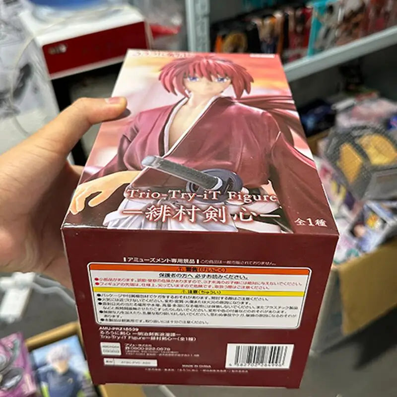 Genuine Furyu Rurouni Kenshin Trio Try It Figure Himura Kenshin Original In Stock Anime Figure Model Collector Figurine Toys