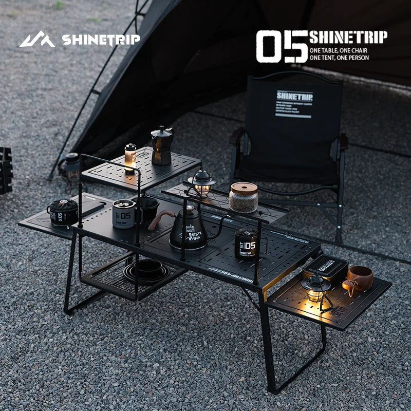 ShineTrip 05 Series IGT Tischplatte Frei kombinierbarer Tischteller Klapptisch taktisches Zubehör Camping BBQ Tische Bretter