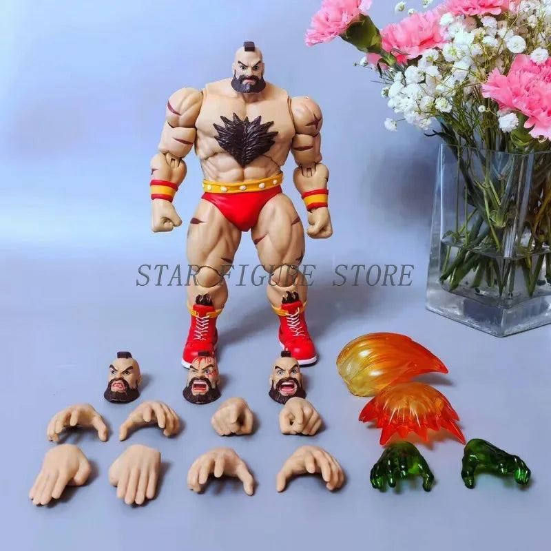Game Street Fighter Zangief Action Figure Storm Toys ZANGIEF Figurine Model Toys SF The Final Challengers Collection Doll Gifts