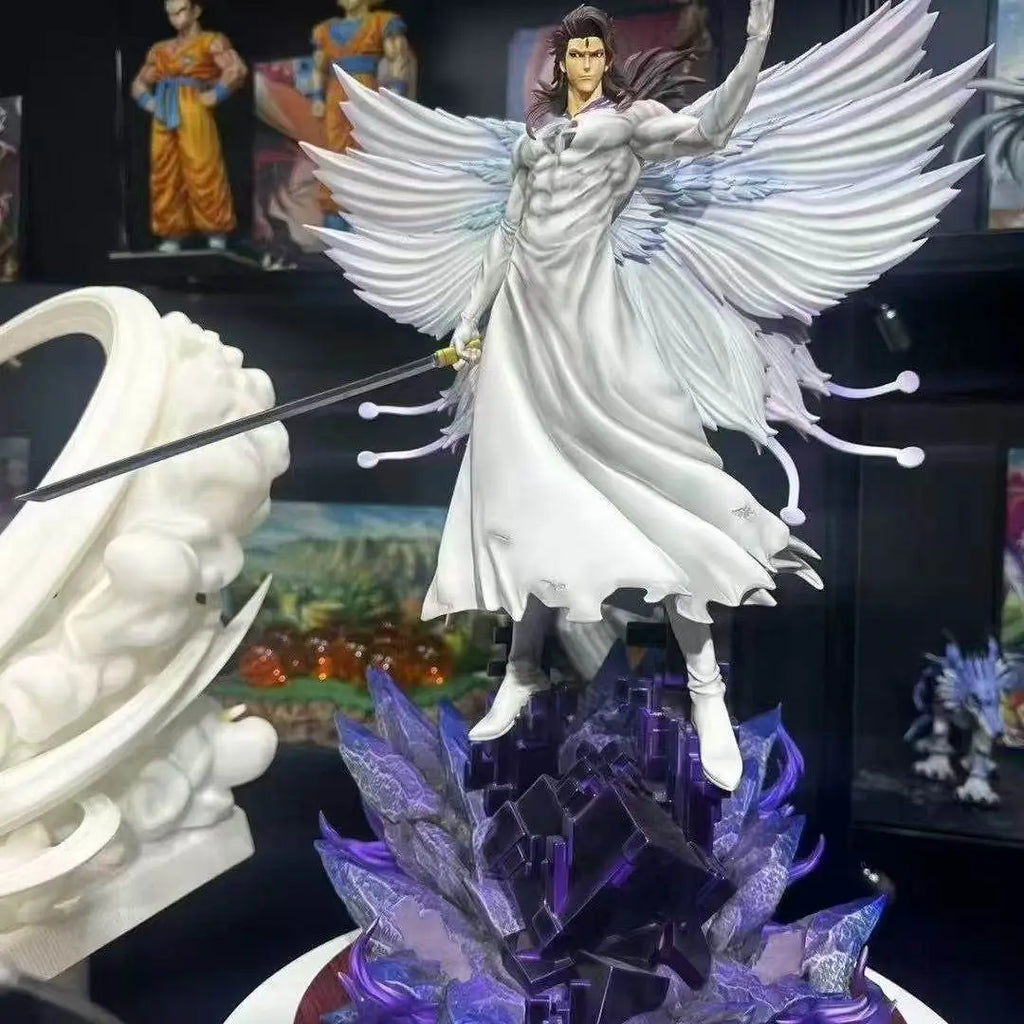 In Stock 31cm Bleach Anime Figure Aizen Sousuke Action Figure Pvc Statue Collection Model Room Ornamen Boys Gifts Custom Toys