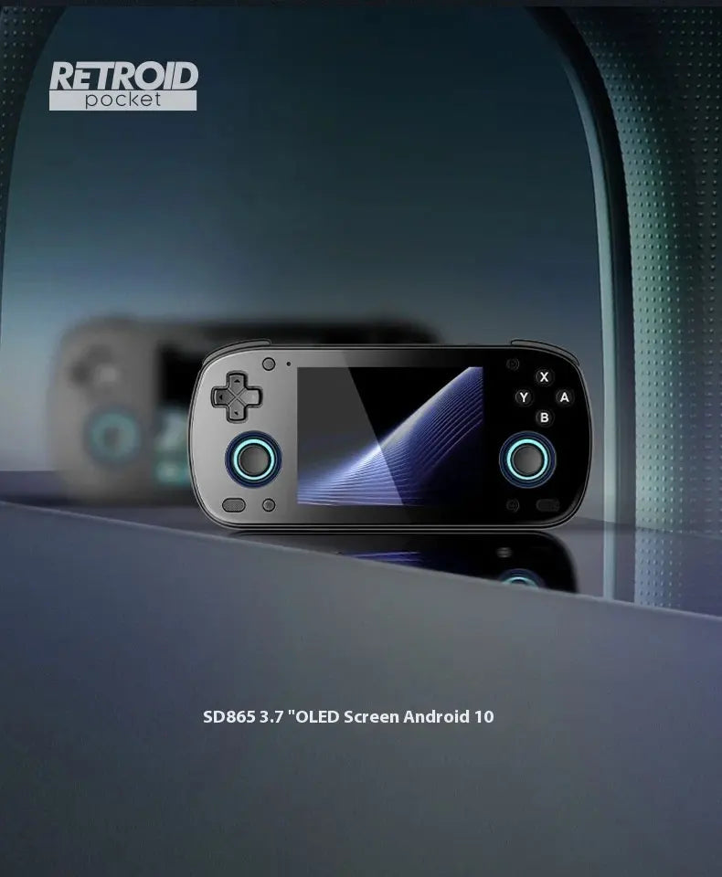 Retroid Pocket Mini Retro HD Gaming Video Player Console OLED HD Screen 3.7 Inch Android Gaming 6 + WiFi PSP PS2