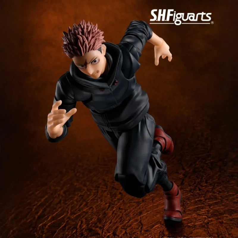 100%Original Bandai Jujutsu Kaisen S.H.Figuarts SHF Yuji Itadori Sukuna's Vessel Action Figure Gifts Collectible Model Toys