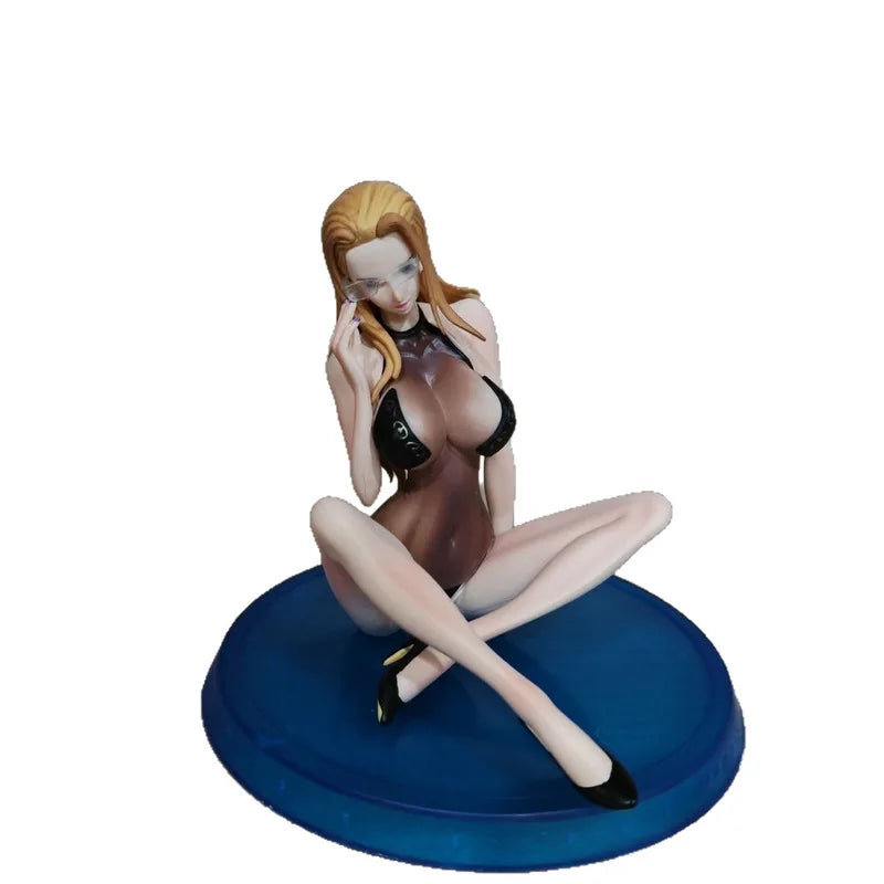 One Piece Kalifa 12cm Swimwear POP Figure - Boxed PVC Anime Action Statue  PC Case Desktop Decor Collectible Toy for Otaku ﻿