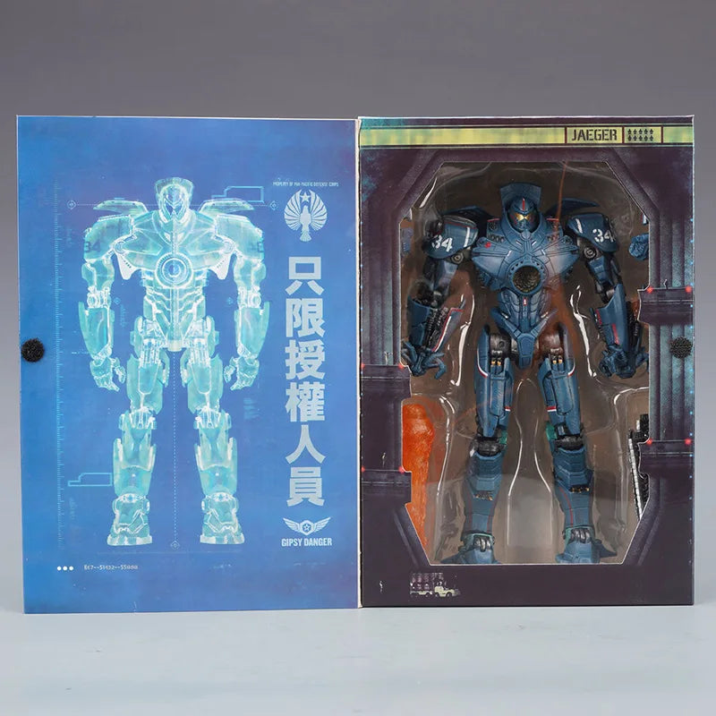 Pacific Rim 2 Action Figure Gipsy Danger Luminous Collectible Toy PVC Material Moveable Robot Model Dangerous Vengeance Wanderer