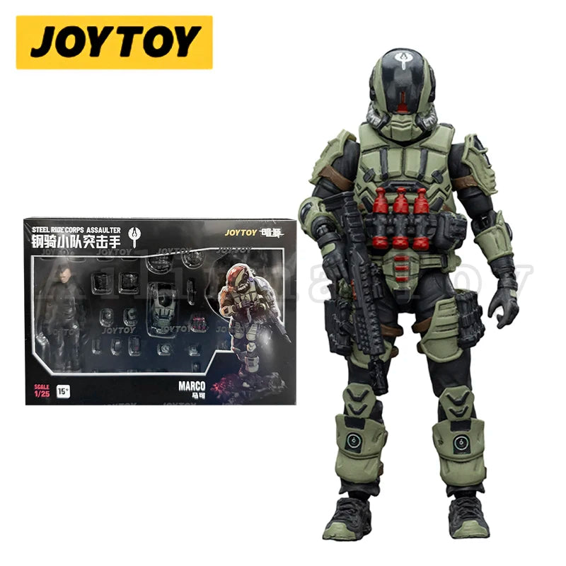 JOYTOY 1/25 Action Figure Dark Source Steel Ride Corps Assaulter Anime Model Toy