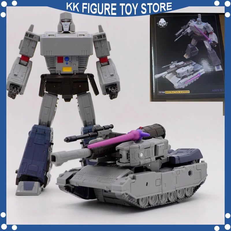 In Stock Transformation ST-04 ST04 Megatank KO SS Series 18CM Movie Version anime Action Figure robot model Movable Doll Gift