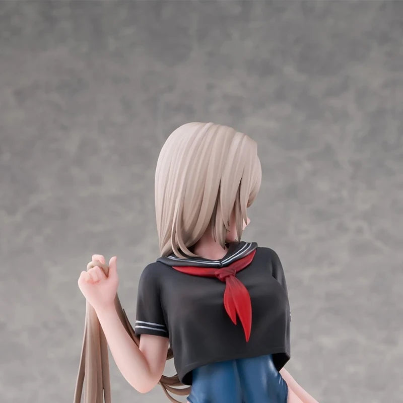 In Stock 28cm Tsugi No Jugyou Wa Suiei Yuzu Anime Figure Before The Swim Getting Ready To Change PVC Statue Collection Model Toy