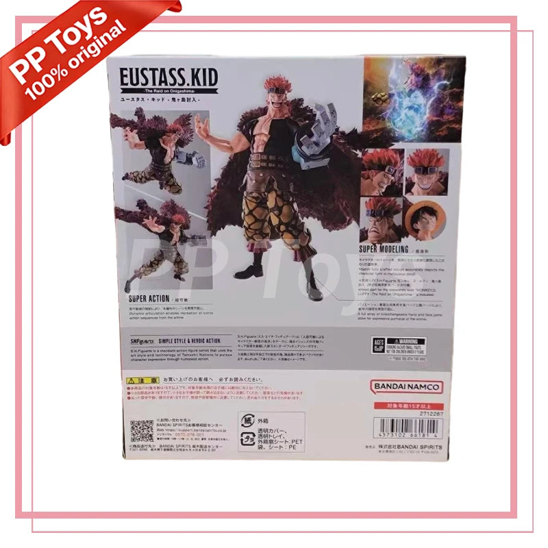 Bandai Sh Figuarts Shf One Piece Eustass Kid Action Figure The Raid on Onigashima Collection Model Toy Figura