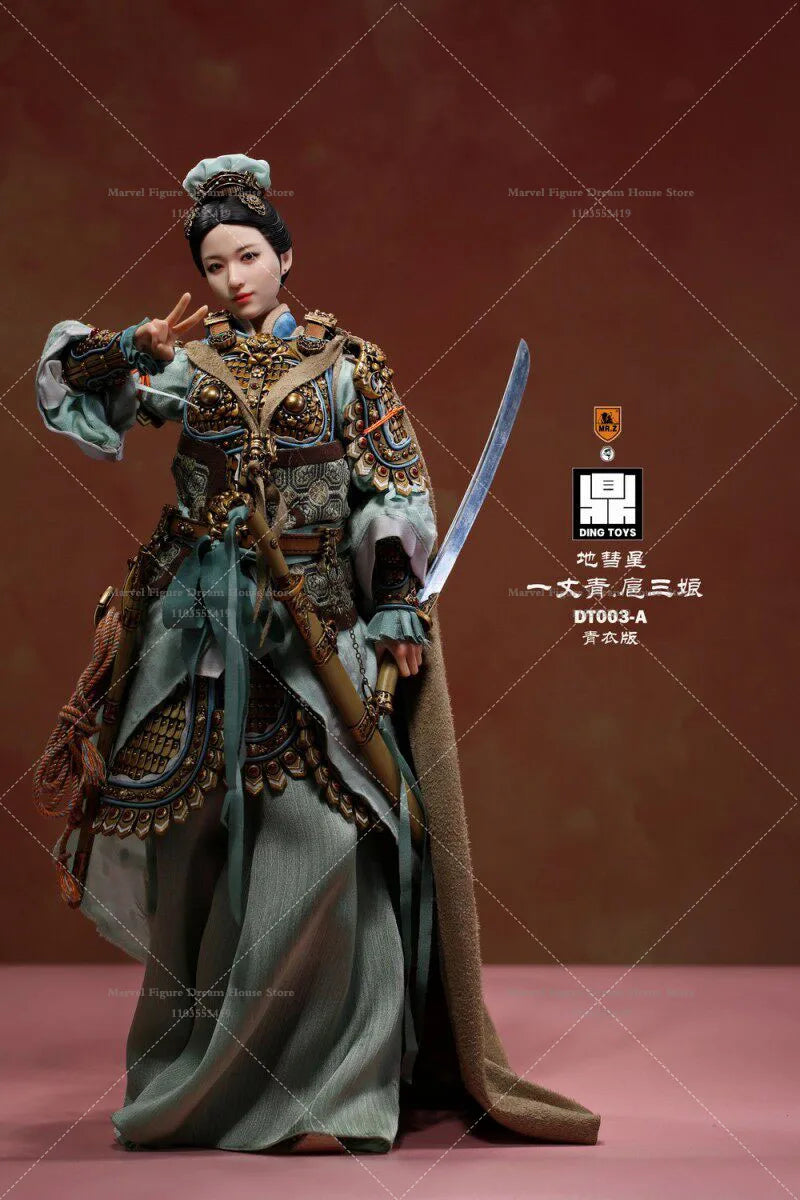 1/6 Scale Yizhang Qing Hu San Niang Martial Prowess 12inch Full Set Action Figure Soldier Height 32CM Mr.Z X DING TOYS DT003 A/B