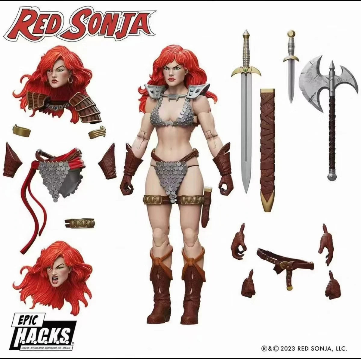In stock Boss Strike 1/18 Deluxe Edition Red Sonia Action Doll Toy Collection Gift