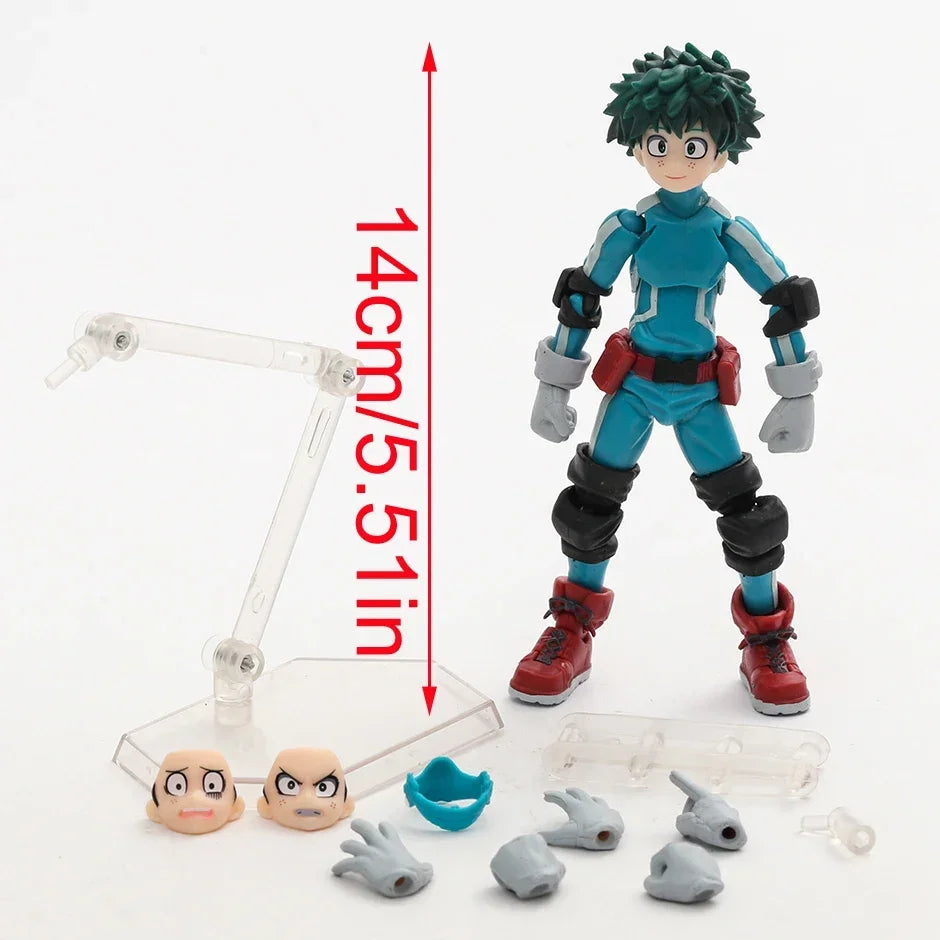Figma Katsuki Bakugo 443 Midoriya Izuku 323 Action Figure Figurine Collection Model Toy