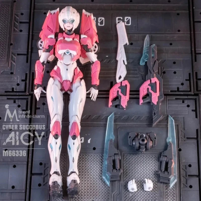 Meili Infinity M66336 17cm Arcee Transformer Assembly Model Kit  Doll Desktop Ornament Robot Toys Surprise Gifts Action Figures