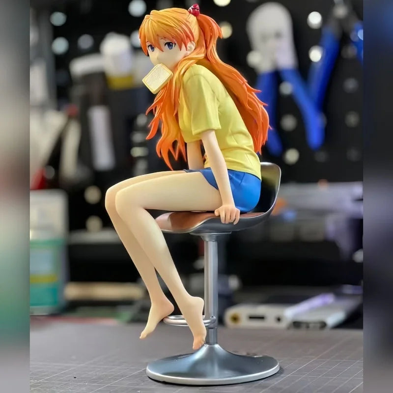 Нова аниме фигурка Neon Genesis, модел, Asuka Langley Soryu, настолен декор, статуетка Gk, кукли, фигурки, колекционерски играчки, подарък