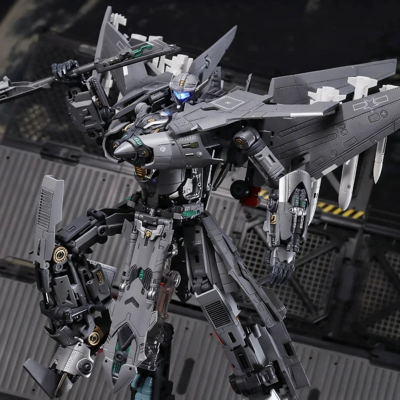 Touchtoys 1/18 J16-N Nacrmmi Heavy Fighter Jet Finished Model Action Figures Highly Articulated Transformable Mecha Toy Boy Gift