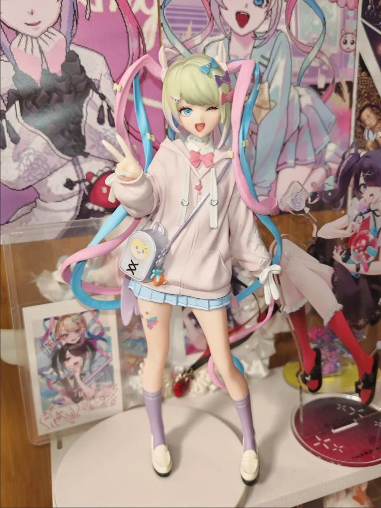 Hot Needy Girl Overdose Anime Figure Parade Kangel Pvc Collection Model Kawaii Figure Birthday Ornament Collectible Toys