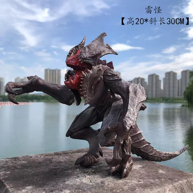 2025 New Monsters Scunner Leathback Mega Kaiju Trespasser Knifehead Figurine Pacific Rim Action Figure Model Boys Gifts Toys