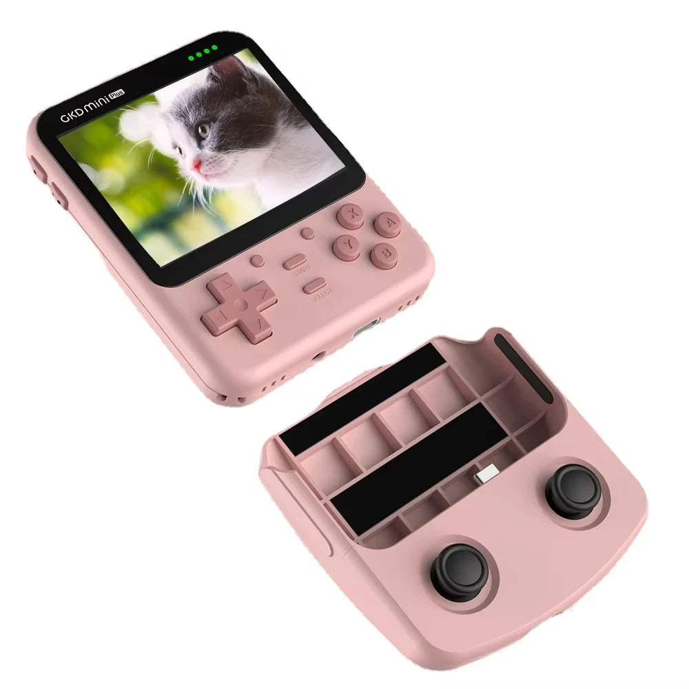 GKD Mini Plus Handheld - 3.5" IPS Retro Portable Gaming Console with WiFi/Bluetooth/OTA, GB/GBA/SNES/Genesis Emulator Support