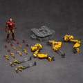Original Disney Marvel Iron Man MK3 Can Emit Light Model 1:5 Desktop Ornament MK4 Assembled Figurine Set for Boys' Birthday Gift