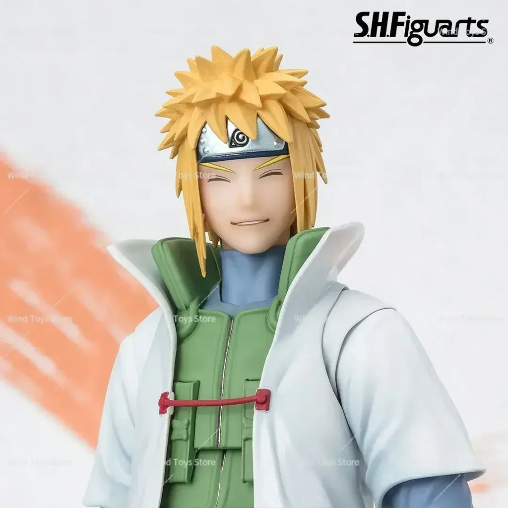 Bandai SH Figuarts Shf Naruto Shippuden Minato Namikaze Narutop99 Edition Anime Action Figures Toys Models Figure Collector