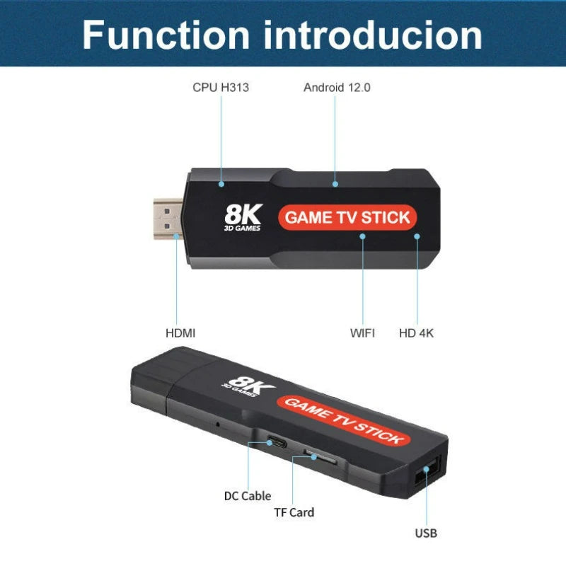Q9 Retro Console 8K  10000+ Gaming Video Game Console Dual Wireless Controller Retro Classical Game For Children Gifts