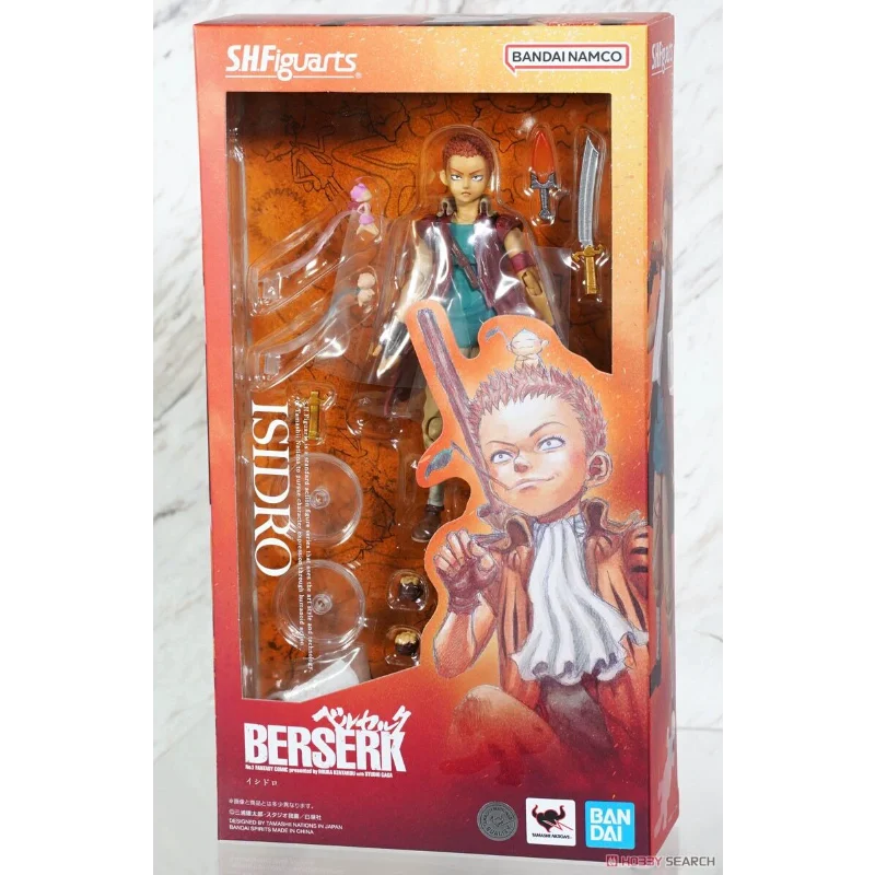 Bandai Original SHF S.H.Figuarts Berserk Casca Guts Schierke Isidro Zodd Action Anime Figure Model Toy Gift for Kid Desk Decor