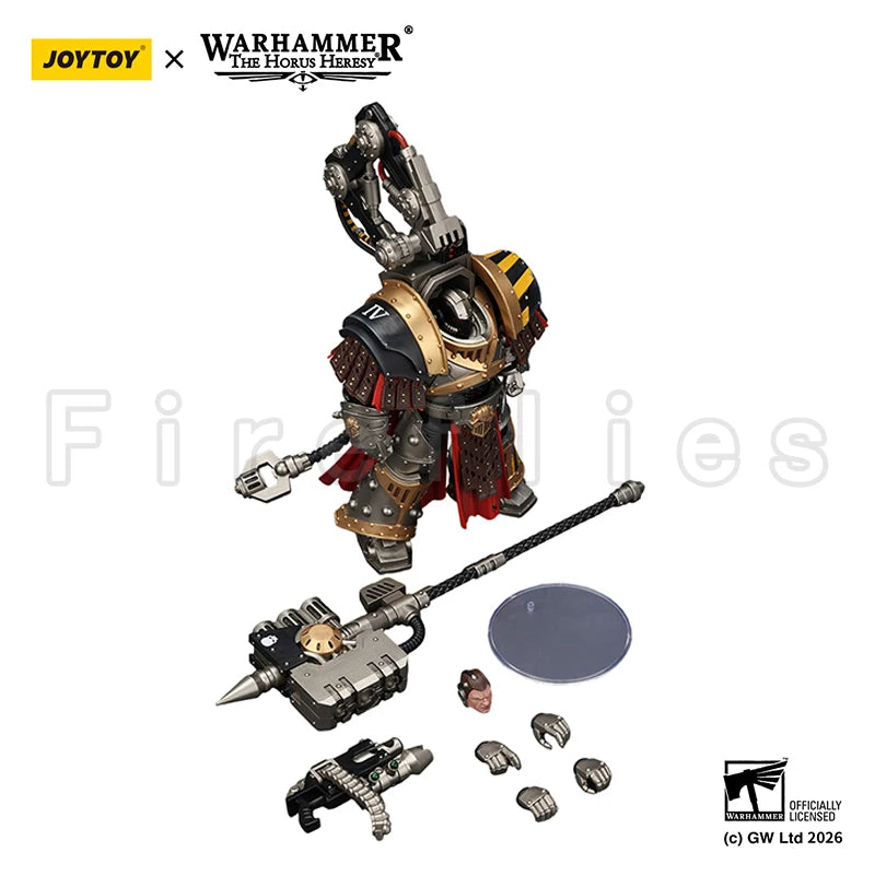 [Pre-Order]JOYTOY 1/18 Action Figure The Horus Heresy Iron Warriors Warsmithwith Graviton Crusher Hammer Anime Model Toy