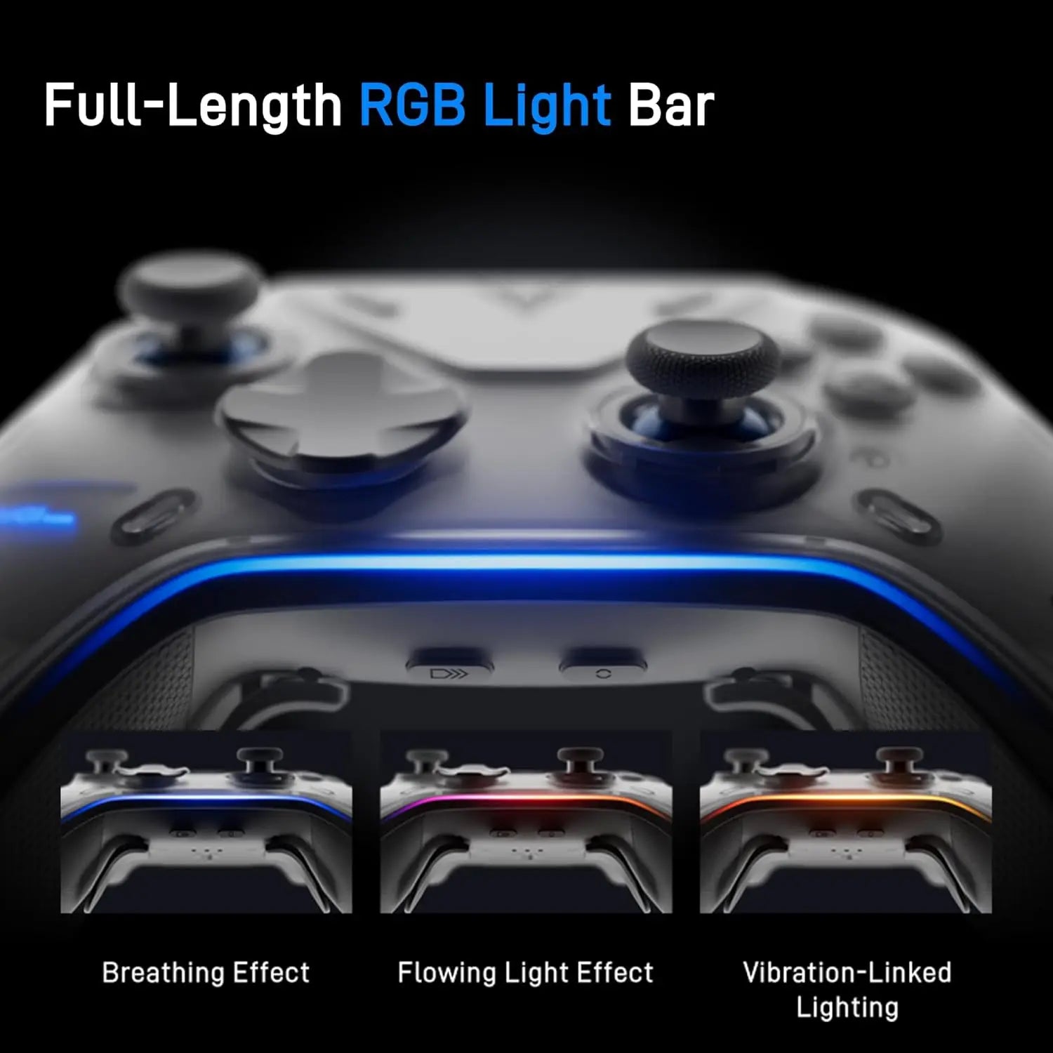 FLYDIGI Apex 5 Video Game Console Bluetooth Wireless Gaming Controller RGB Light Adjust Joystick Gamepad For PC/Android/Mobile