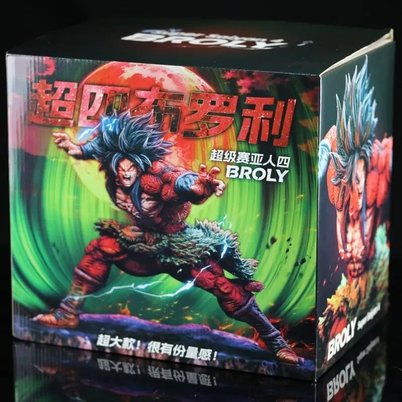 Dragon Ball Broli Super Saiyan 28cm Handmade Animation Character Model Statue Collectible Desktop Decoration Action Figure Gift