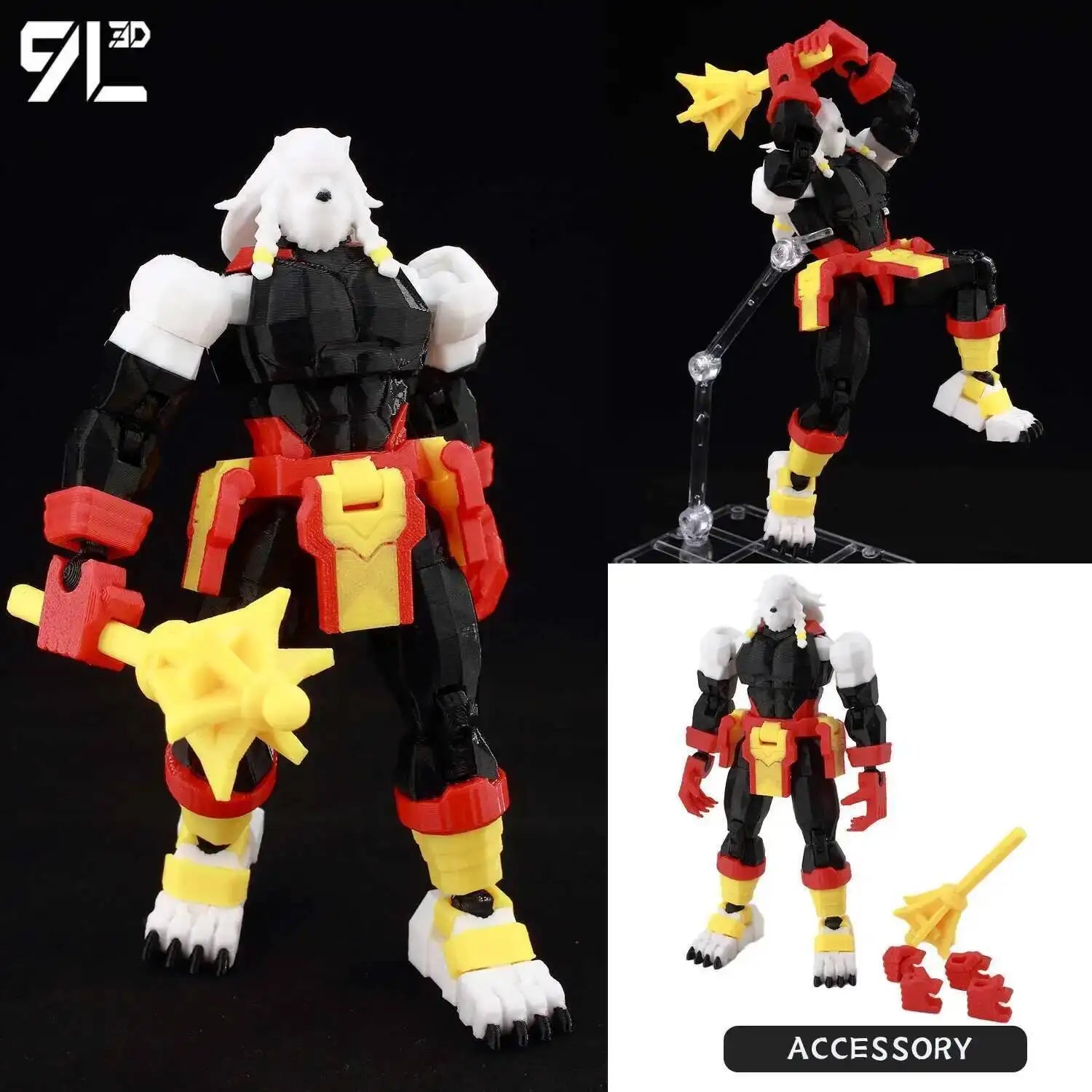 9L3D Dummy13 Unbesiegbarer Omni-Man-Verrat Anime Mehrgelenk-Shapeshift-Spielzeug Kampf-Actionfiguren Freundgeschenk Lucky Titan13