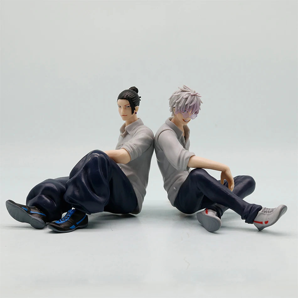 10cm Jujutsu Kaisen Mini Figures Satoru Gojo Figure Action Geto Suguru Figurine Q Version Anime Model PVC Collection Toys Statue