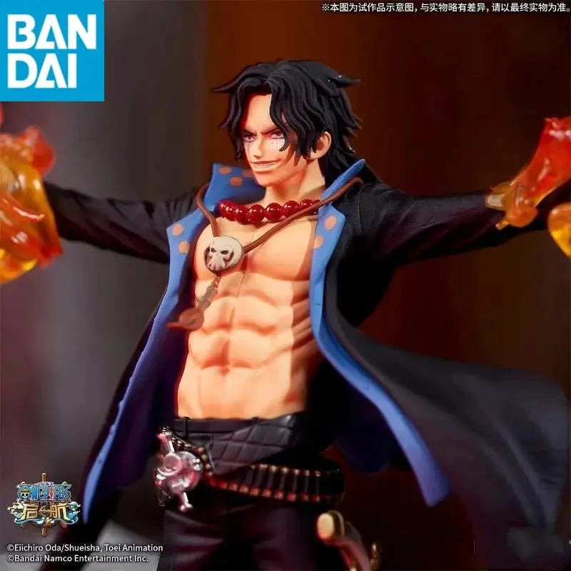 Genuine Bandai Namco Banpresto DXF SPECIAL One Piece Portgas D Ace PVC  Anime Figure Model Desktop ornament Collector Figurine