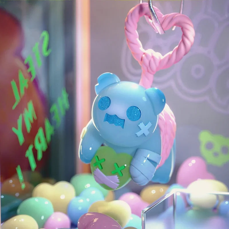 ShinWoo BADDY BEAR TOWN Serie Blind Box Mystery Box Überraschungsbox Original Actionfigur Cartoon Modell Halloween Geschenk
