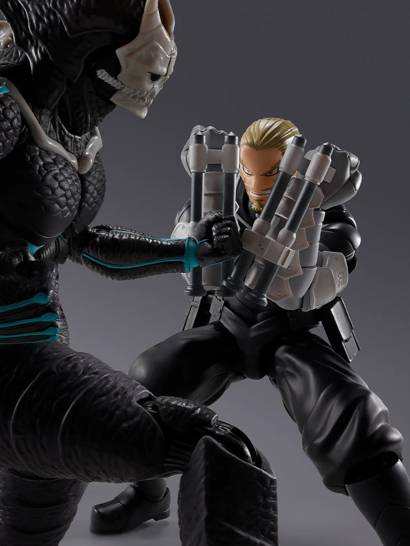 Original Bandai Sh Figuarts Shf Kaiju No.8 Shinomiya Isao Action Figures Anime Model Toys Collection