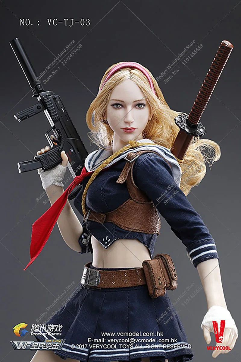 In Stock VERYCOOL VC-TJ-03 1/6 Scale Third Wave Game Blade Girl Maiden 12 inches Full Set Female Solider Action Figure Model