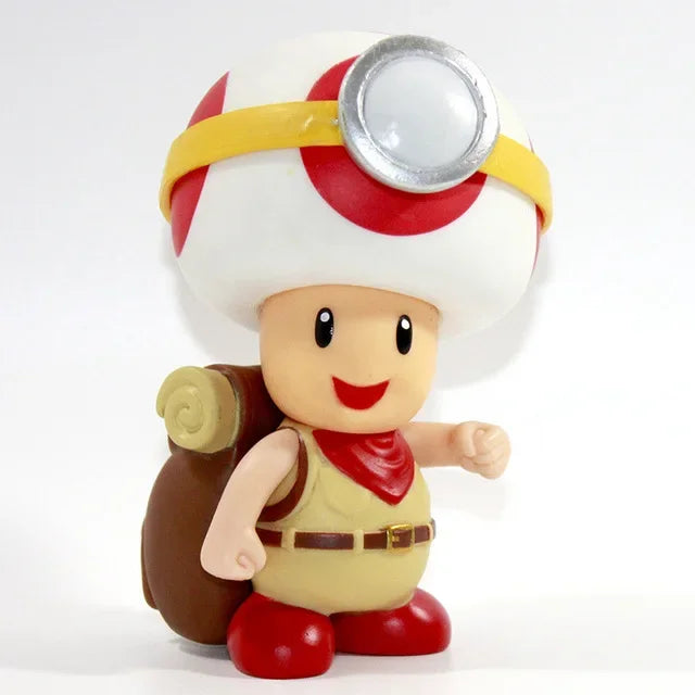 Super Mario Bros Action Figure Toys Toad Peach Luigi Yoshi Donkey Kong Wario Anime Model Ornaments For Children Birthday Gift