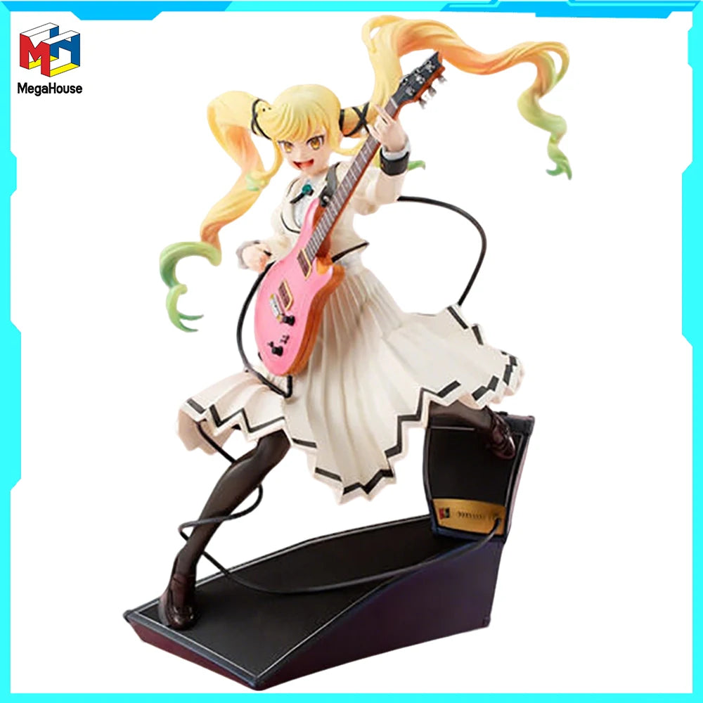 100% Original in Stock MegaHouse Rock Wa Lady No Tashinami Deshite Suzunomiya Lilisa Anime Figure Action Figure Birthday Gift