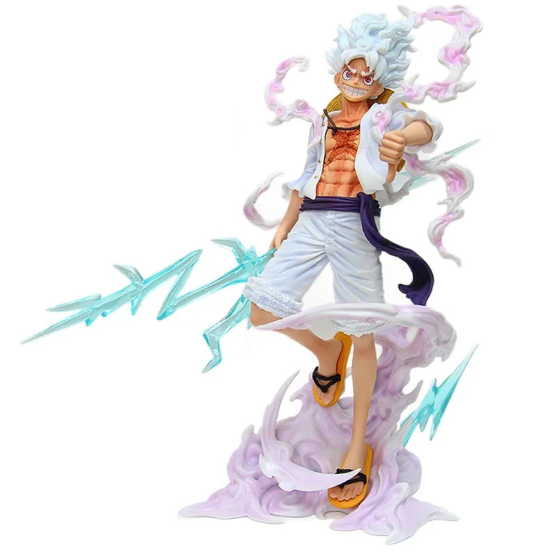 24cm One Piece Luffy Figures Sun God Monkey D Luffy Action Figures PVC Anime Model Collection Statue Decoration Toys Doll Gifts