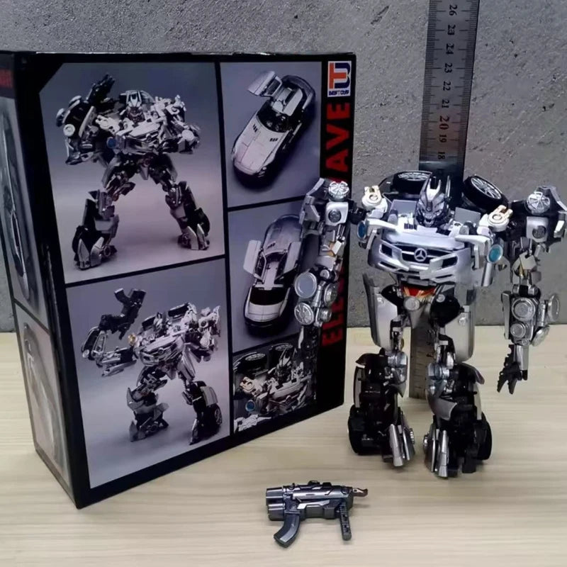 【In Stock】Transformed Toy BT-01 Sound Wave Intelligence Officer Action Character Moving Robot Model Original Box Collection Gift
