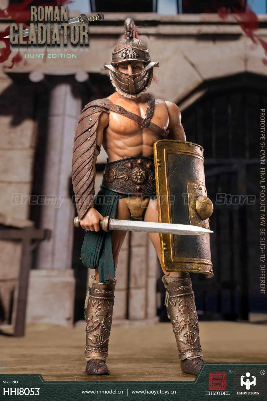 【In Stock】HHMODEL HAOYUTOYS HH18053 Imperial Legion Roman Gladiator Hunting Edition 1/6 Action Figure Model Collection Ornament