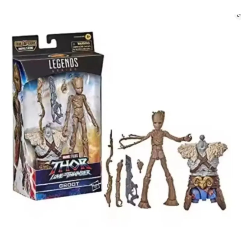 Original Marvel Legend Series THOR LOVE AND THUNDER GROOT Action Figure Toys Model Gift