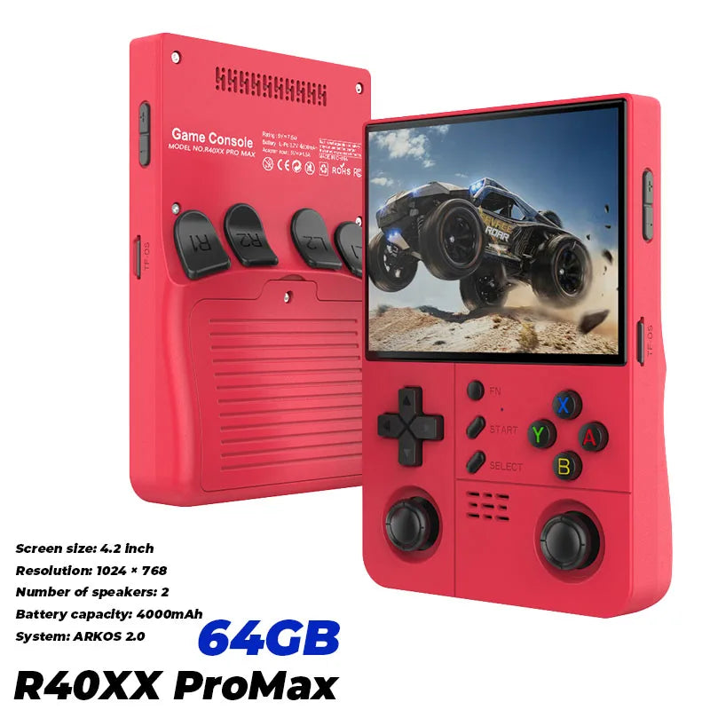 FUNKIDDY Retro Handheld Game Console R40XX pro Max Wi-Fi Compatible R36XX 20000+ Games Player Gift for Boys And Friends