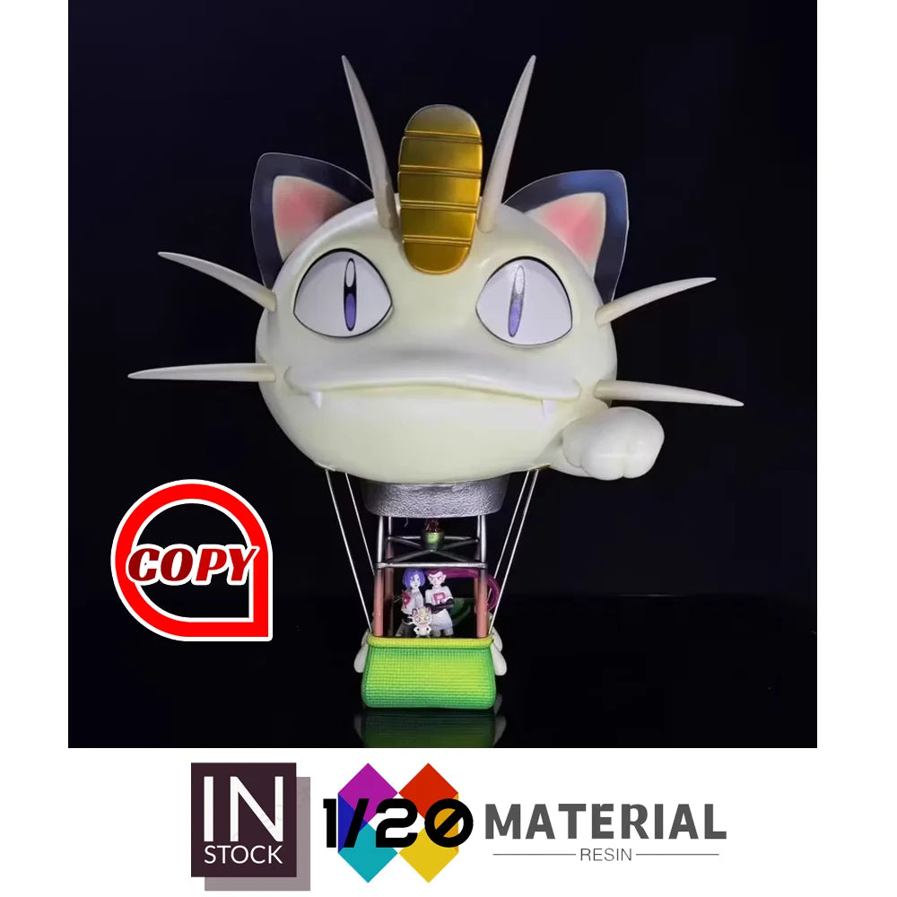 [In Stock]1/20 Resin Scale World [COPY POKE H] – Meowth Hot-air Balloon Huge Split3