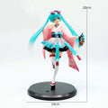 20cm Fashion Hatsune Miku Anime Figure Kimono Hatsune Miku Action Figures Kawaii Girl Figurine PVC Collection Model Toys