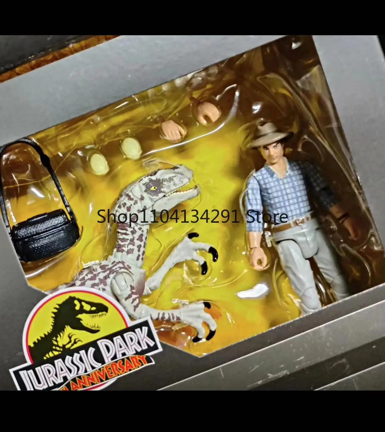 Original Jurassic World Hammond Collection Action Figure Trex Baryonyx Velociraptor Jurassic Park Model Dinosaur Childrens Toys