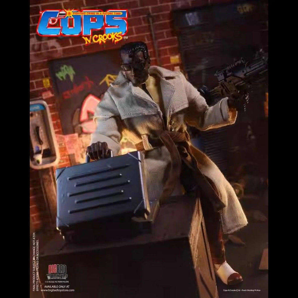 New Genuine Cops N Crooks Action Figure 1/12 Scale Bulletproof Detective Articulated Collectible Models in stock