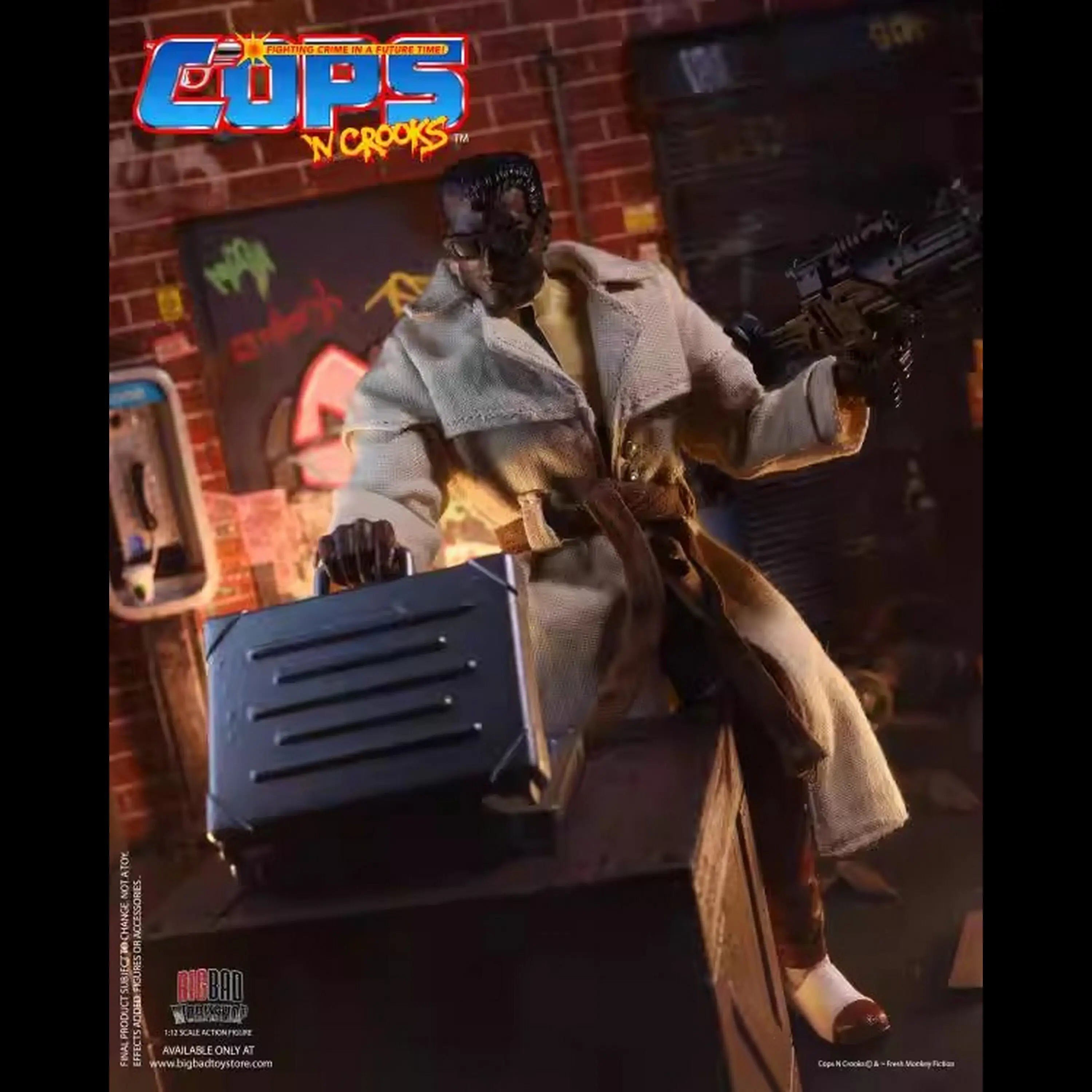 New Genuine Cops N Crooks Action Figure 1/12 Scale Bulletproof Detective Articulated Collectible Models in stock